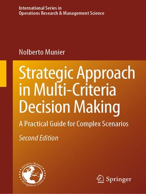 cover image of Strategic Approach in Multi-Criteria Decision Making